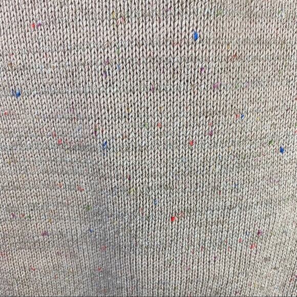 BDG Oversized Speckled Button Front Cardigan Tan S - Picture 4 of 6